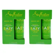Shea Moisture Eucalyptus and African Water Mint Baby Chest Rub - Pack of 2 by Shea Moisture for Unisex - 0.6 oz Ointment