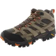 Merrell Mens VIBRAM Green Leather Hiking Boots Shoes 10.5 Medium (D) BHFO 5047