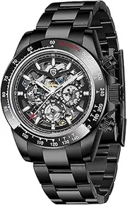 [CEYADG] Pagani Design 1777 Skeleton Watches for Men Automatic Mechanical Watch with Week, Date, 24-Hour