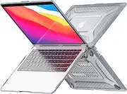 Folding Polyurethane Case & Stand for MacBook Air 13 (2018/2020) - Compatible with Models A2337, A2179, A1932