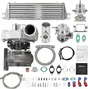 Pressure converter T3 T4 TO4E T04E 400HP Universal Turbo Turbocharger Kit W/Intercooler Turbocharger Turbo Solenoid Valve
