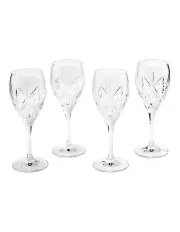 [Royal Doulton] Karmen Wine Set of 4 in White