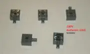 LEGO NEW 2x2 Dark Stone Grey Brick Pin Axlehole (5x) 4211046 Brick 6232