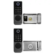 Waterproof Smart Door Lock Passcode Fingerprint Electronic Digital Keypad