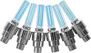 6pcs Valve Light Bike Accessories Car Caps Light Flash Light Tires Accessories Bike LED Wheel Lights Blue