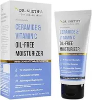Dr. She.ths Ceramide & Vitamin C Moisturizing Cream |For Dry to Very Dry Skin | Brightens & Strengthens Skin Barrier | 48hr Deep Hydration | Non Sticky | Biomimetic Ingredients | For Men & Women |100g