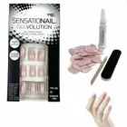 Artificial Nail Manicure Set Nail Glue Mini File Manicure Stick Gel Nails 31 PC