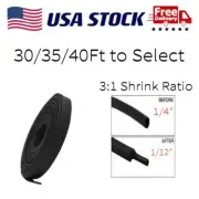 Heat Shrink Tubing Insulation Wire Protection Sleeve 3:1 Ratio (1/4" Diameter
