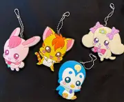 Precure Pretty Cure Keychain Charms Lot of 4 New Rabirin, Latte Pegitan Nyaturan