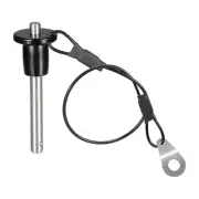 304 Stainless Steel Grip Push-Button Locking Pins with 24cm Wire (6mm-30mm)
