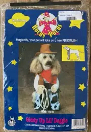New Giddy Up Lil' Doggie Costume Medium fits Cocker Spaniel, Border Collies