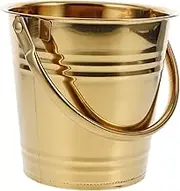 Stainless Steel Ice Storage Bucket for Cocktail Bar Beer Wine Container with Smooth Edges Capacity for Parties Nightclubs