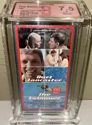 The Swimmer VHS 1985 Slipcover NEW FACTORY SEALED BGS Beckett Graded 7.5 Seal B-
