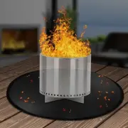20in Fire Pit Mat, Tabletop Fireproof Heat Resistant Waterproof Mat for Grills