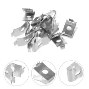 10pcs heavy duty shelf clips Metal Bookshelf Shelf Support Pegs Glass Shelf