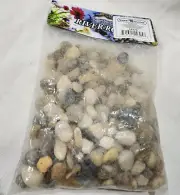 Super Z Mini Assorted Garden Beach Stone Rock Pebbles, 1 Pound/Bag