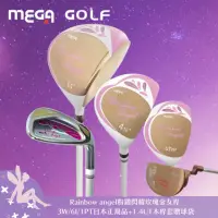 在飛比找momo購物網優惠-【MEGA GOLF】Rainbow Angel粉鑽玫瑰金女