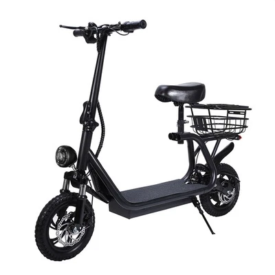PORIYA Electric Scooter 2000W 50KM/H 12" Tyre Foldable Travel Adult Bike w/Seat