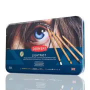 Derwent Lightfast Oil-based Colour Pencils Tin Case 72 Assorted 2302722