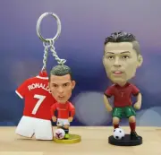 Ronaldo Gift Set For Soccer Fans Keychain + Bobble head Football Memorabilia