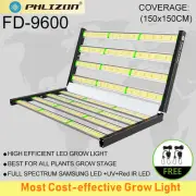 1000W Fold LED Grow Light Commercial Full Spectrum Indoor Veg Bloom Plants 8Bar