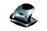 Rexel P215 Hole Punch 2-Hole 15 Sheets Silver & Black, ACCO 2101219