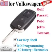 Remote Key Shell Case Fob Suitable for Volkswagen Golf Passat Polo Jetta Touran