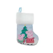 Christmas Mini Satin 8 Inch Stocking Peppa Pig