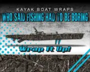 Woodland Ghost Tree 14ft KAYAK VINYL WRAP KIT GRAPHIC DECAL/STICKER