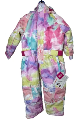 BLMG Air Dance Girls Snowsuit NWT Size 90 3T Multicolor One Piece Ski Snow Suit