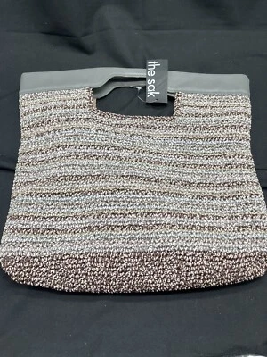 The SAK Marina Clutch Crochet Purse Foldover Flap