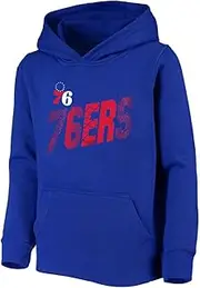 Outerstuff Philadelphia 76ers Kids Boys Size 4-7 Playground Logo Pullover Fleece Hoodie