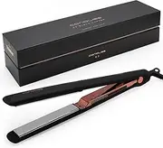 [Corioliss] C3 Hair Straightener for Women Professional Titanium Plates Flat Iron (Black Copper Soft Touch)