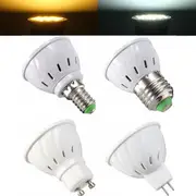 E27 E14 GU10 MR16 4W 5730 SMD 33 400LM Pure White Warm White LED Spot Lightt Lamp Bulb AC85-265V GU10 WARM WHITE