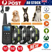 Anti Bark Pet Dog Training Collar Remote Control Obedience Collar E-Collar USB