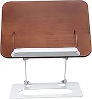 HOODANCOS Foldable Book Stand for Reading: Portable Reading Bookstand with Viewing Angles Recipe Book Holder for Desk Textbook Rack for Study
