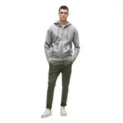 Replay Mens Zip Fleece Essential econd Life weatshirt Grey