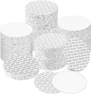 70 mm Foam Lid Liner Pressure Sensitive Seal Round Jar Sealer Bottle Seals Heat Resistant Foam Cap Torque Activated Safety for Protection Safety Jar Cap Bottle Vial Tamper Gasket Kit(200 Pieces)