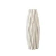 ANYHOUZ Flower Vase White Small Geometric Nordic Style Pot Home Decor