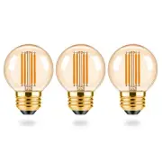 G16.5 LED Light Bulbs G50 Dimmable Globe Light Bulbs 4W(40 Watt Equivalent) 2...