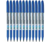 Pilot Scan Ef Super Colour Permanent Marker Bullet Extra Fine 2.0mm Blue Box 12