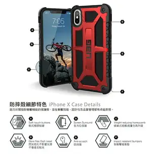 預購 美國軍規 iPhone X/Xs UAG 頂級版耐衝擊保護殻 手機保護 軍規防摔手機殼 5.8