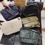 精品二手 YSL 聖羅蘭 498894 經典復古 多色 NIKI 中號 女生 郵差包 流浪包 單肩包 斜背包 包包