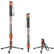 [New] Fotopro 185cm Carbon Fiber Monopod with Pedals Professional Monopod Travel