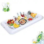 Inflatable Pool Drink Float Tray Easy to Use Serving Float for Pool Party
