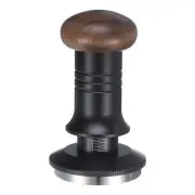 58mm Espresso Tamper for Espresso Machine (Threaded Base, Walnut)