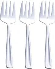 Stainless Steel Large Serving Fork Set, 9.5-Inch Big Serving Fork for Party, Ban