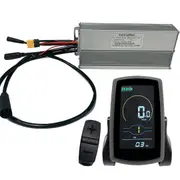 TDR 48V 35A EBike Controller & LCD Display Kit for 1000W 1500W Hub Brushless Motor with Sine Wave, Waterproof Connectors