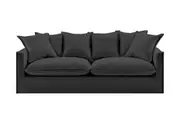 Brosa Palermo 3 Seater Sofa (Night Black)