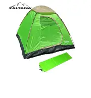 Zaltana 3 Person Dome tent & self Inflatable air mattress combo